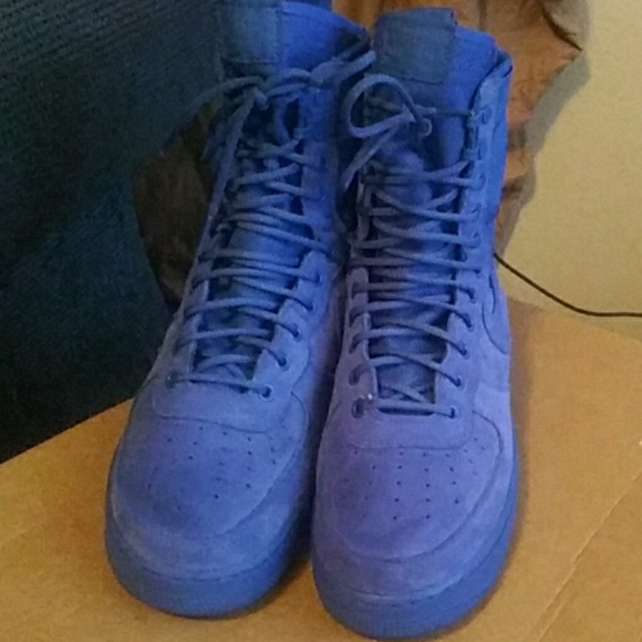all blue air force ones
